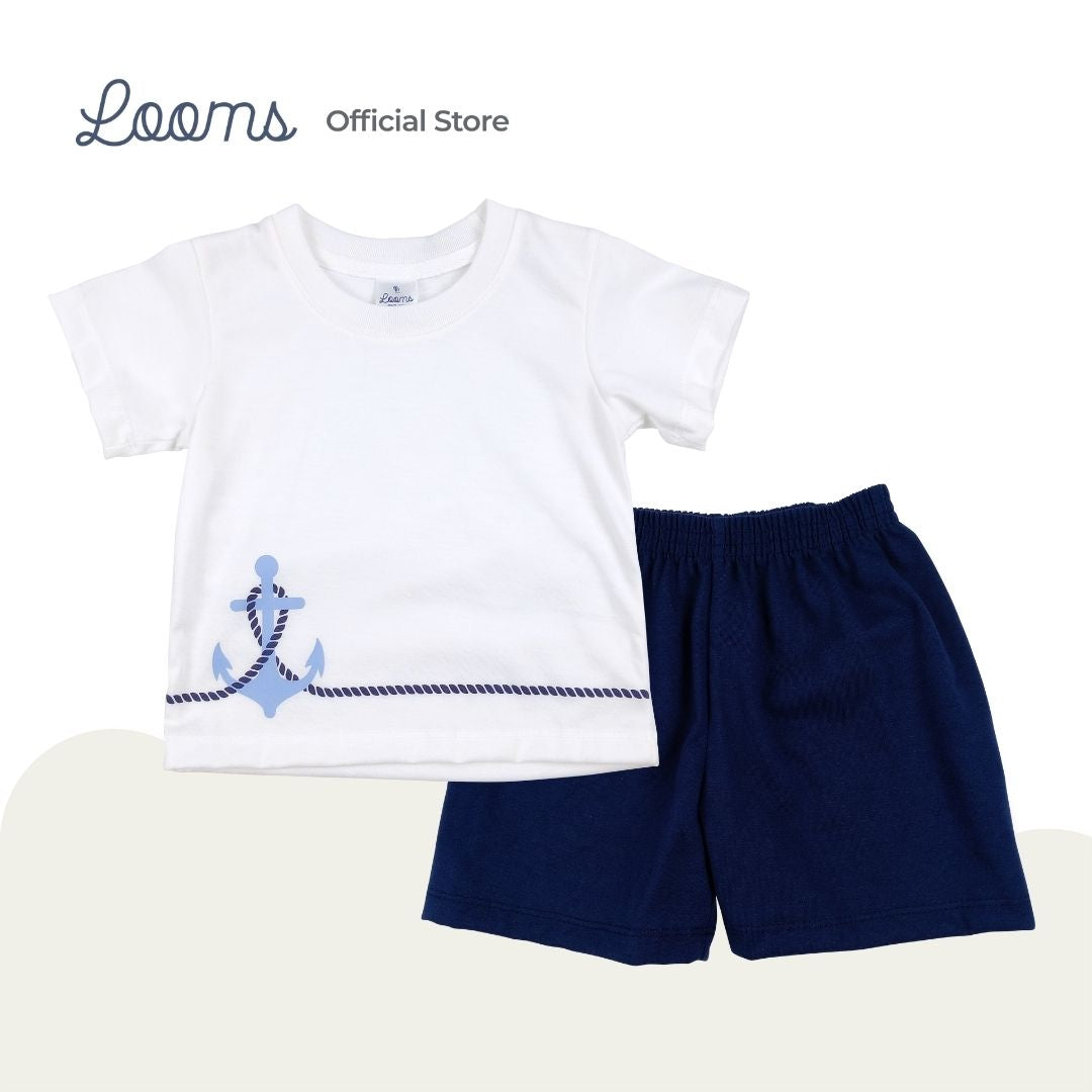 HAMPTONS T-SHIRT AND SHORTS SET FOR INFANTS (3-12 MOS)