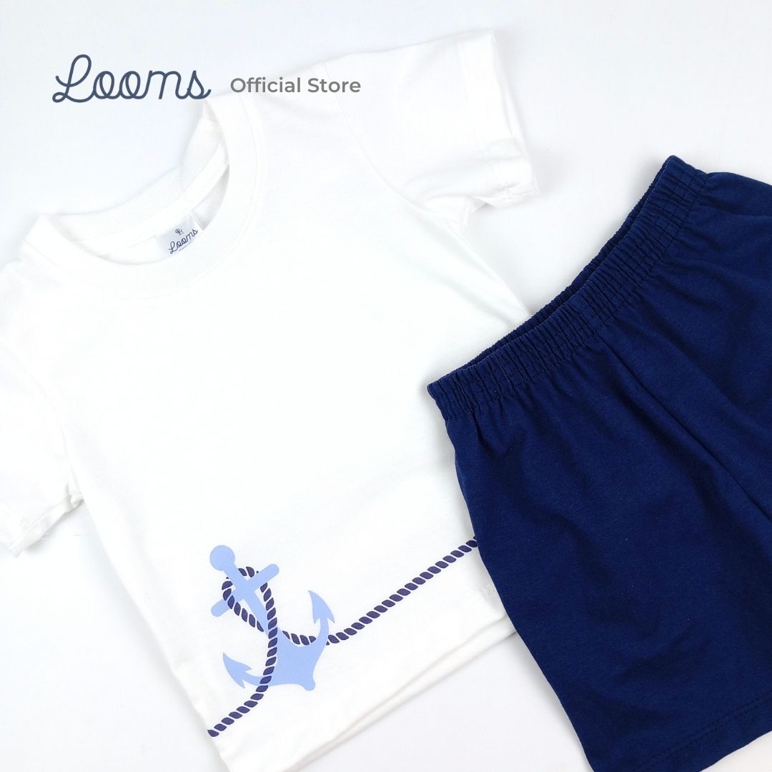 HAMPTONS T-SHIRT AND SHORTS SET FOR INFANTS (3-12 MOS)
