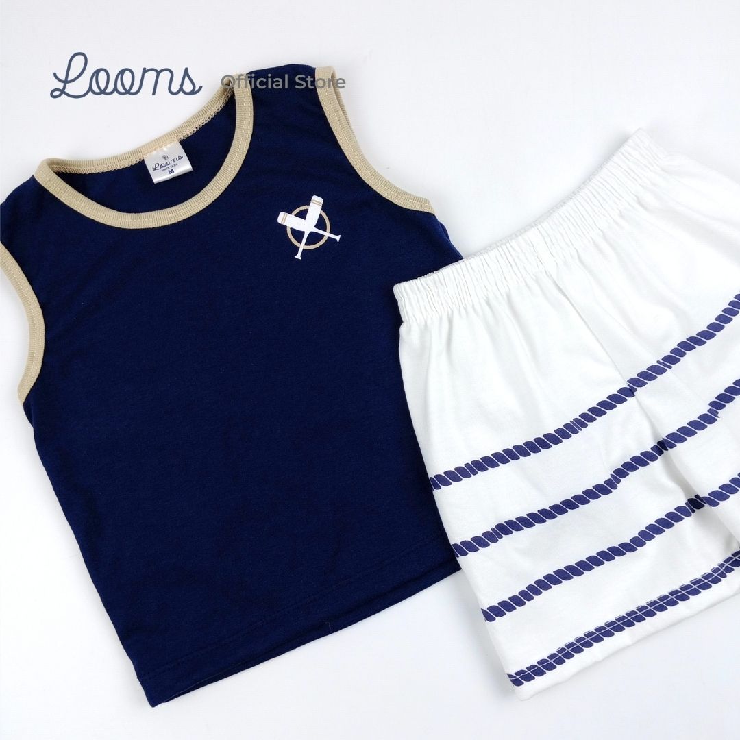 HAMPTONS MUSCLE SHIRT AND SHORTS SET FOR INFANTS (3-12 MOS)