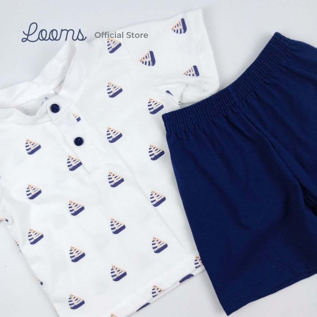 HAMPTONS POLO SHIRT AND SHORTS SET FOR INFANTS (3-12 MOS)