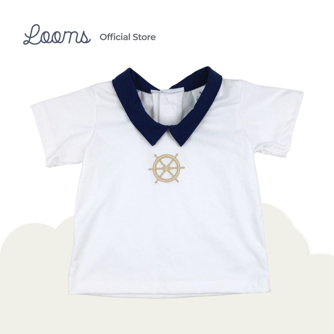 HAMPTONS SHIRT WITH SUSPENDER SHORTS SET FOR INFANTS (3-12 MOS)