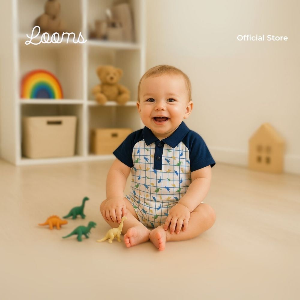 DINOVERSE ROMPER FOR INFANTS (3-12 MOS)