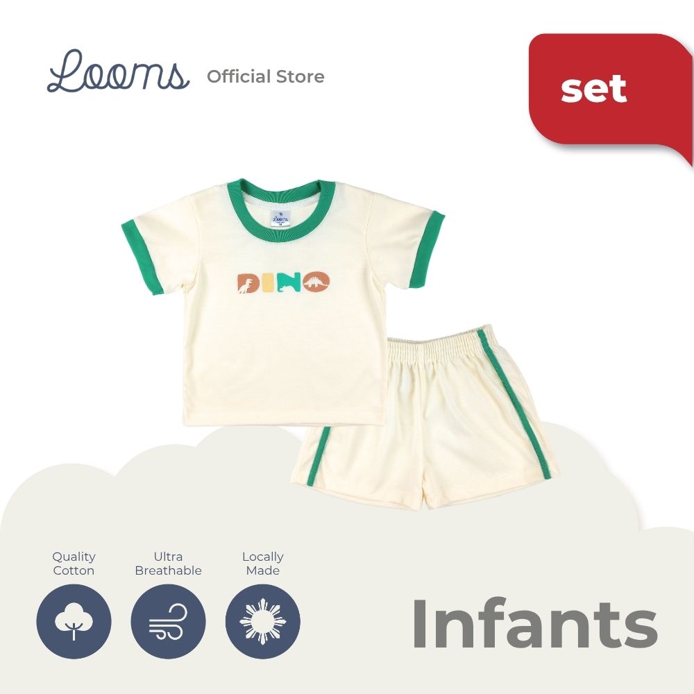 DINOVERSE T-SHIRT AND SHORTS SET FOR INFANTS (3-12 MOS)