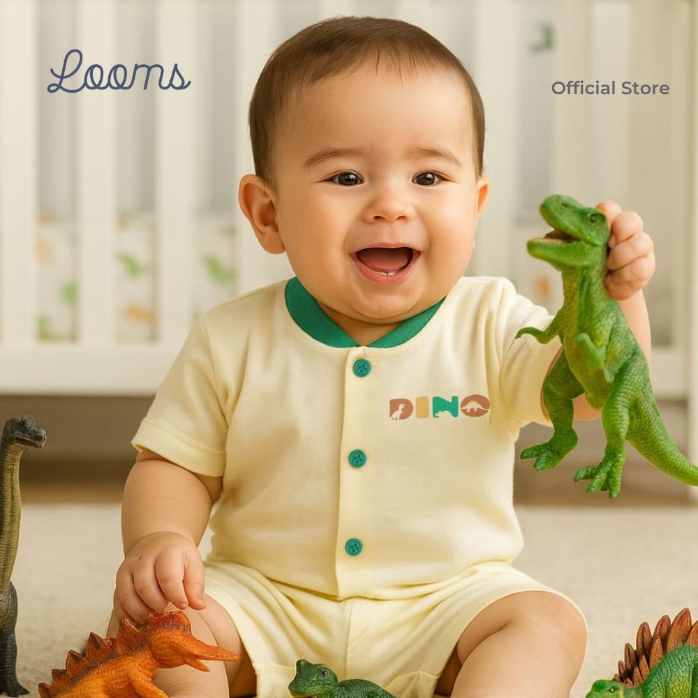 DINOVERSE BASEBALL TEE AND SHORTS SET FOR INFANTS (3-12 MOS)