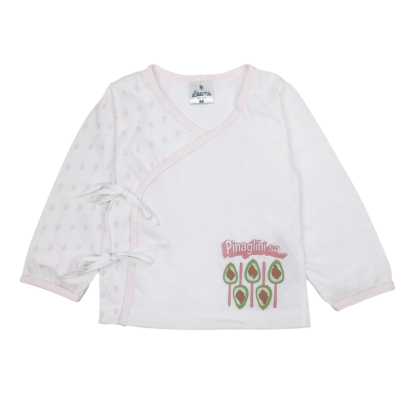 PINOY STREAT 3IN1 LONGSLEEVED TIESIDE FOR NEWBORN (0-6 MONTHS)