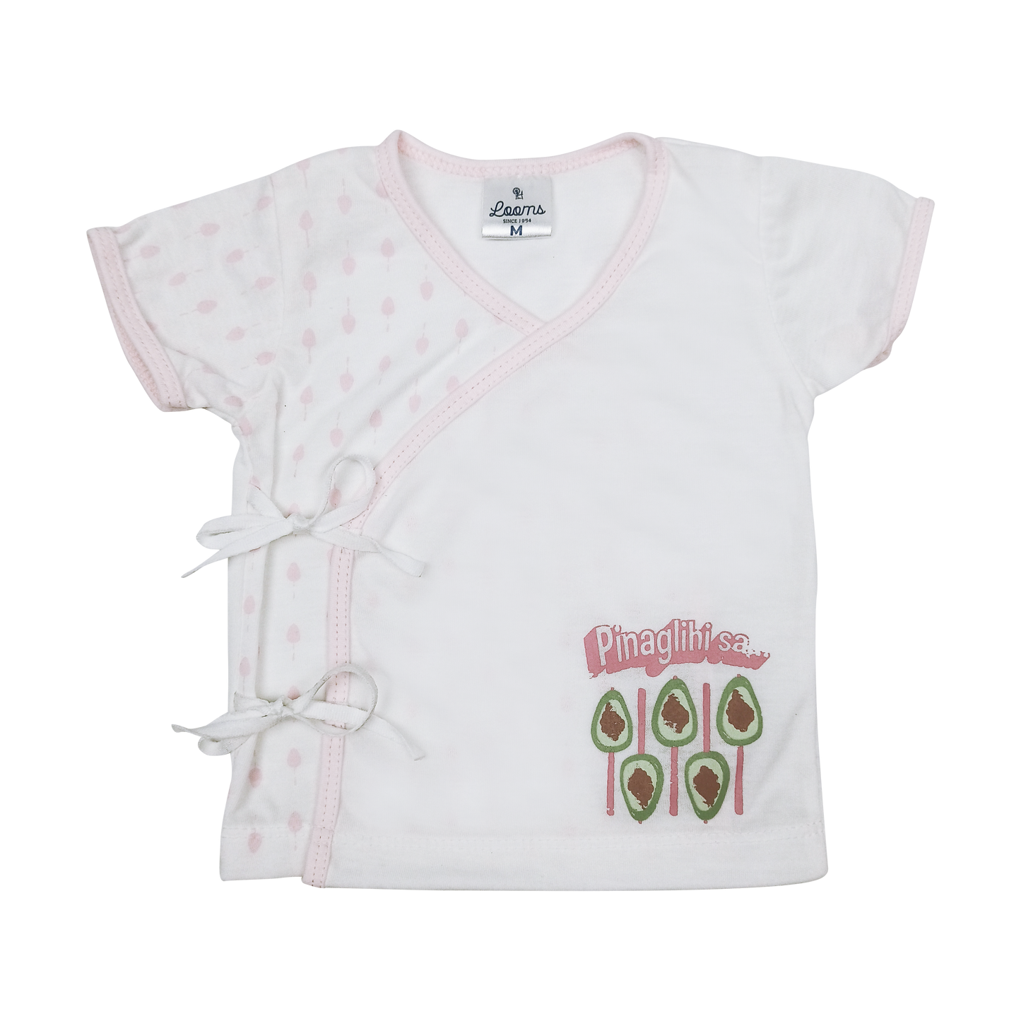 PINOY STREAT 3IN1 SHORT SLEEVED TIESIDE FOR NEWBORN (0-6 MONTHS)