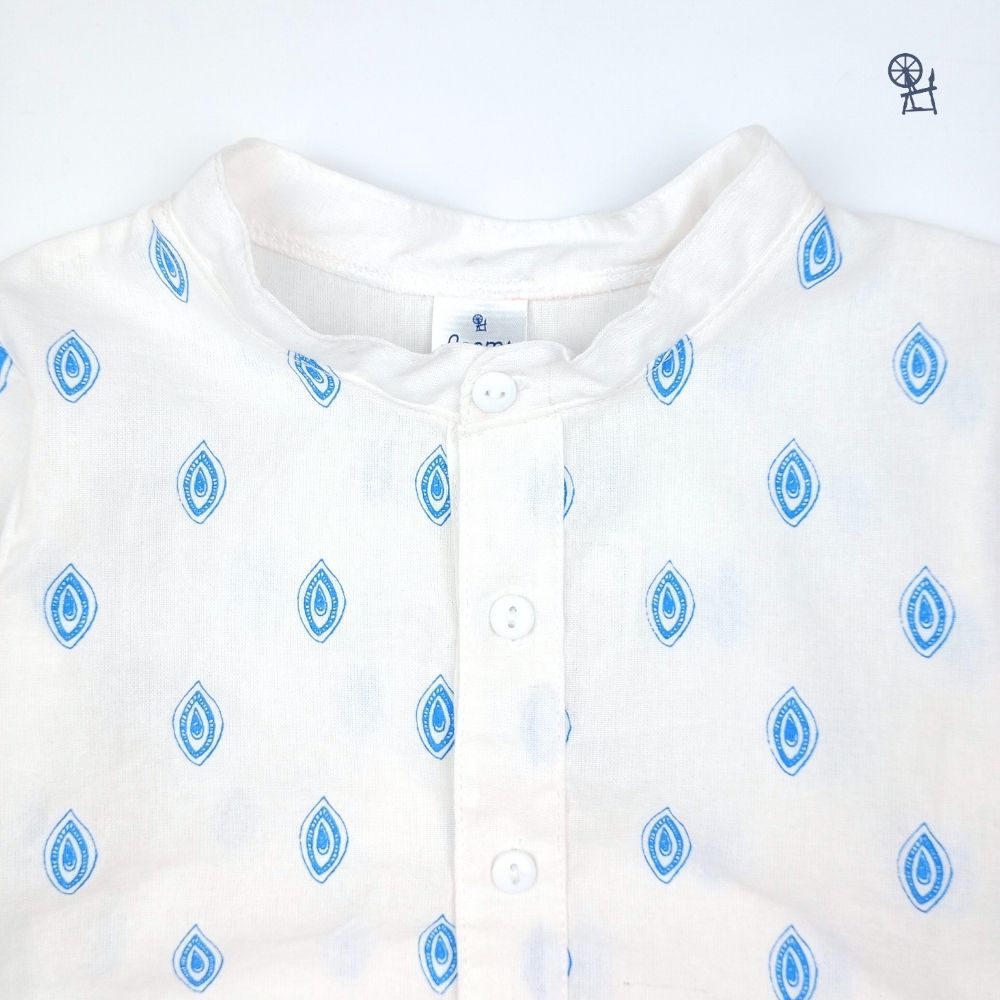 SURAMYA LINEN LONG SLEEVED POLO FOR TODDLERS 1-4 YEARS OLD