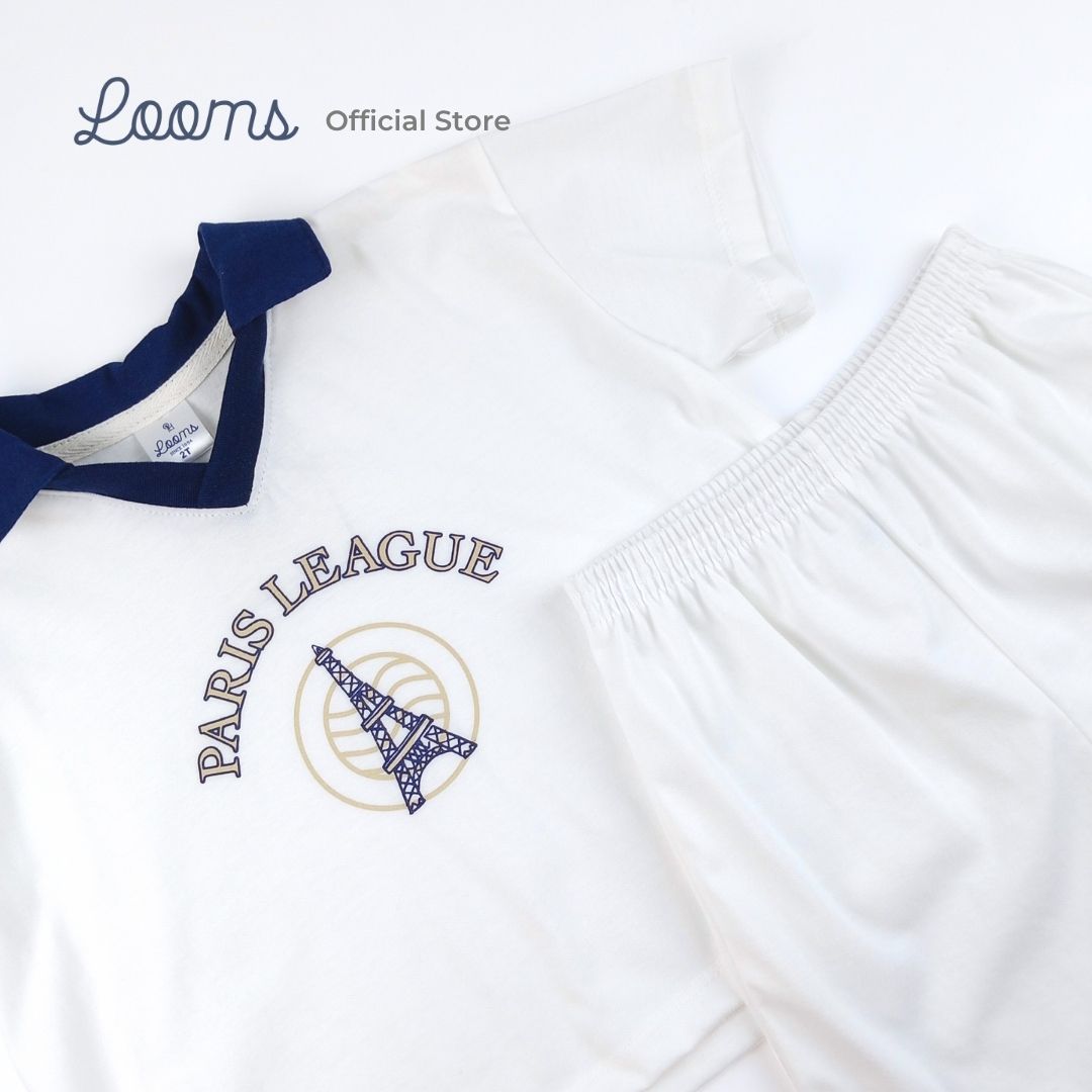 FRENCH SUMMER OVERSIZED SHIRT AND SHORTS SET FOR TODDLERS (1-3 YRS)