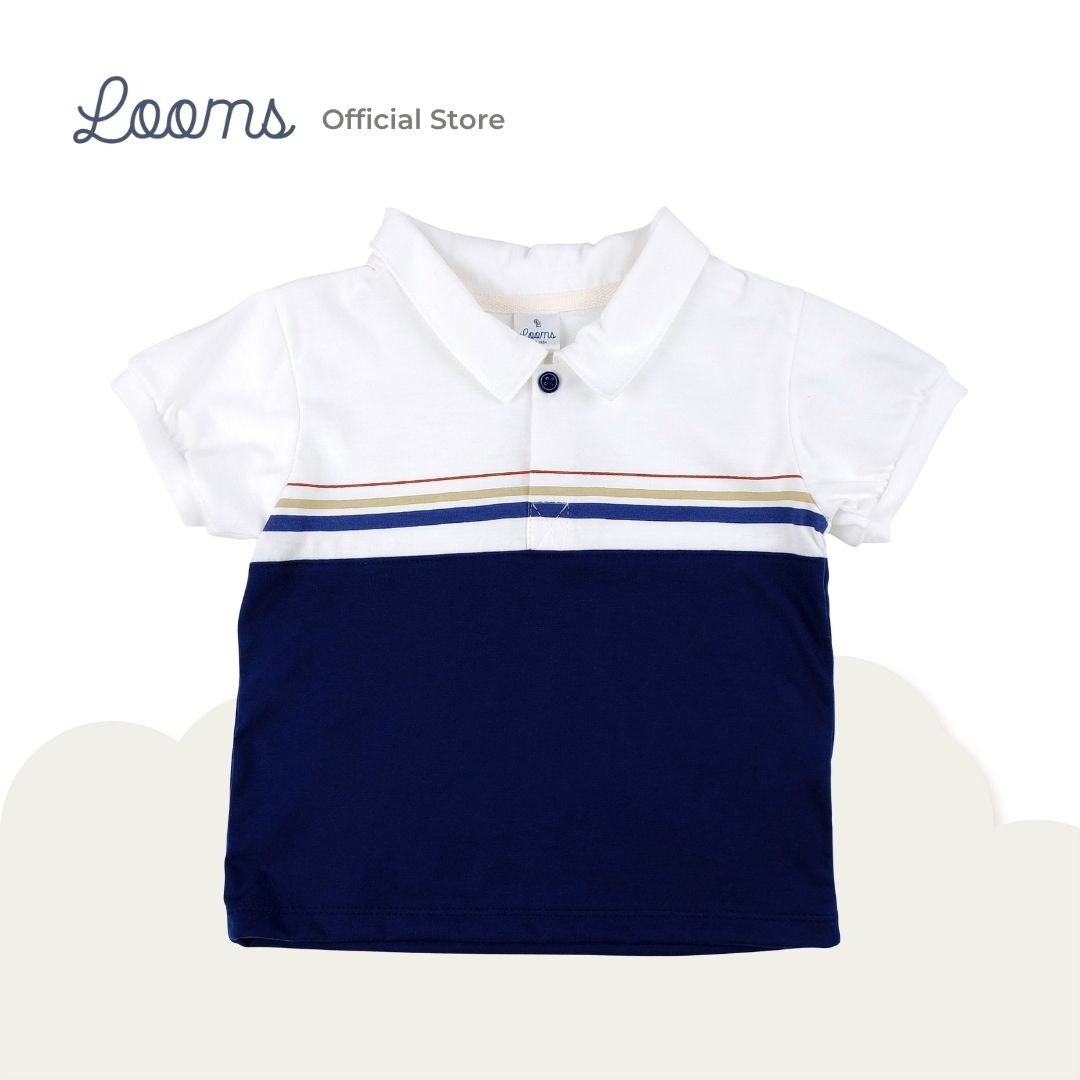 FRENCH SUMMER POLO SHIRT AND SHORTS SET FOR TODDLERS (1-3 YRS)