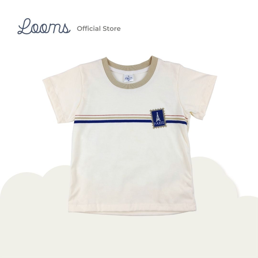 FRENCH SUMMER T-SHIRT AND SHORTS SET FOR TODDLERS (1-3 YRS)