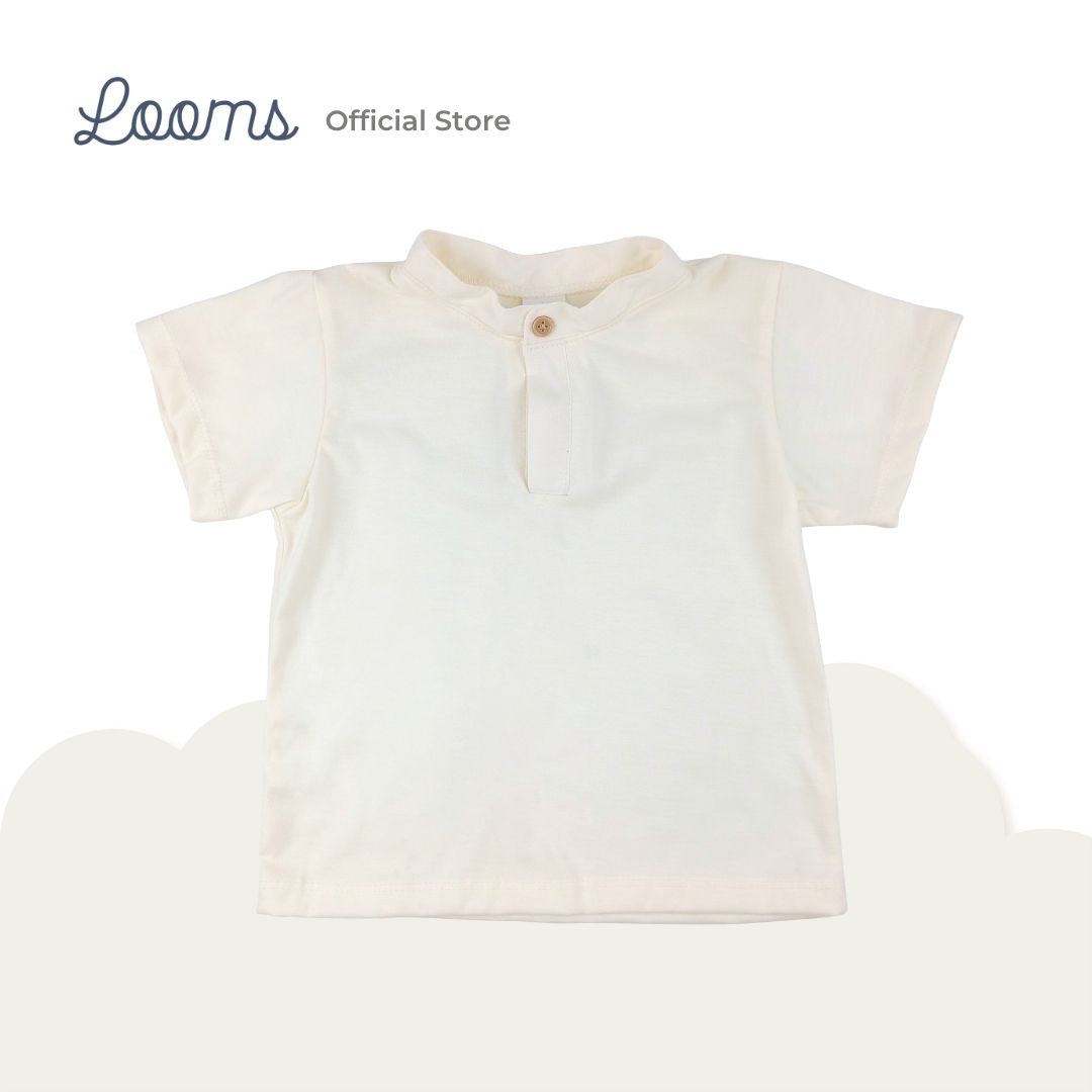 FRENCH SUMMER SHIRT AND SUSPENDER SHORTS SET FOR TODDLERS (1-3 YRS)