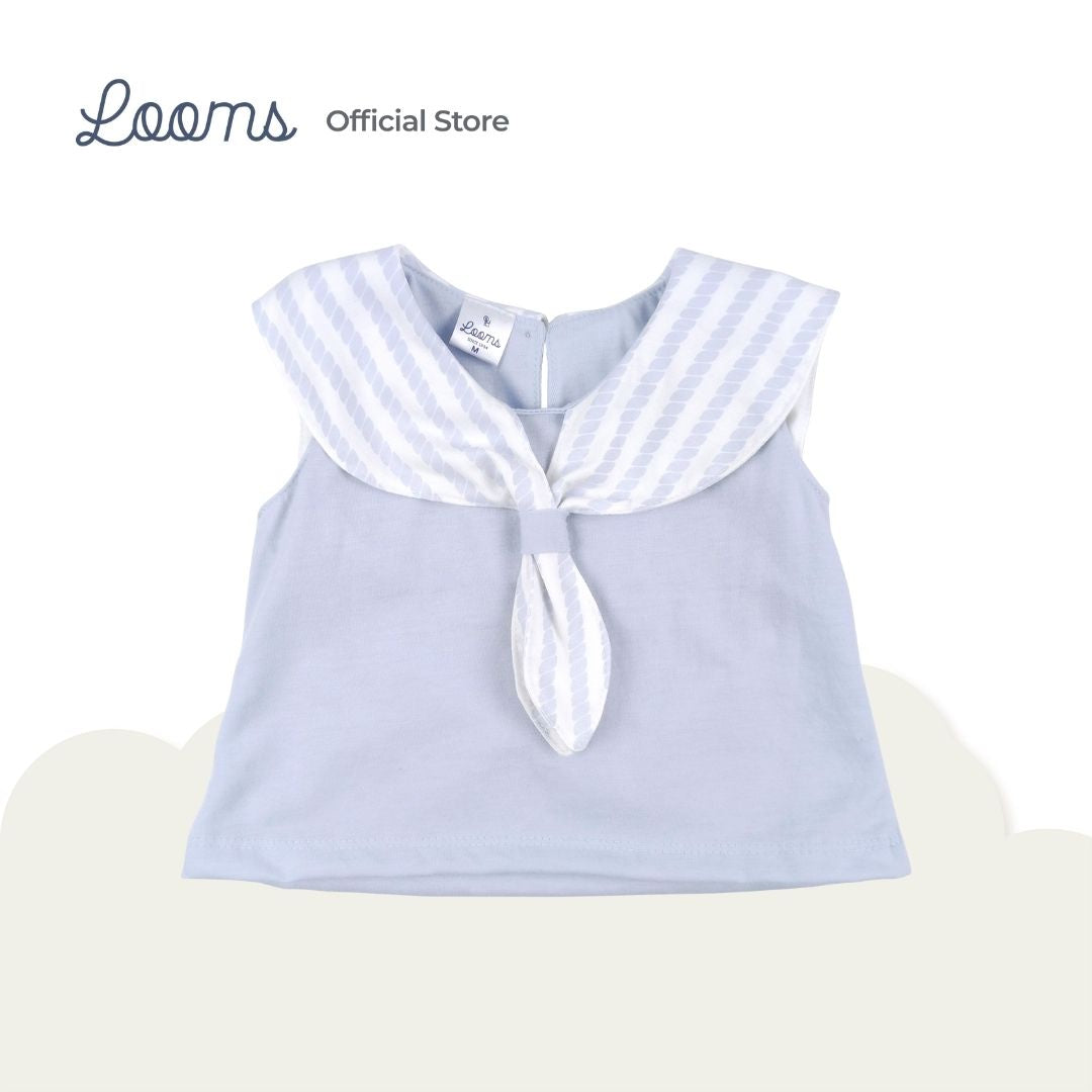 HAMPTONS SAILOR TOP AND BUBBLE SHORTS SET FOR INFANTS (0-12 MOS)