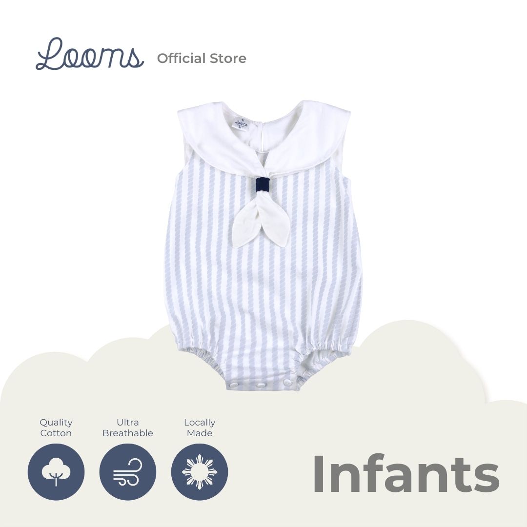 HAMPTONS SAILOR ROMPER FOR INFANTS (0-12 MOS)