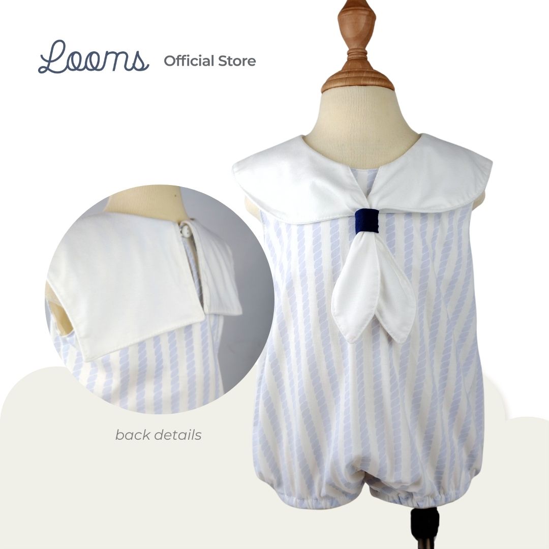 HAMPTONS SAILOR ROMPER FOR INFANTS (0-12 MOS)