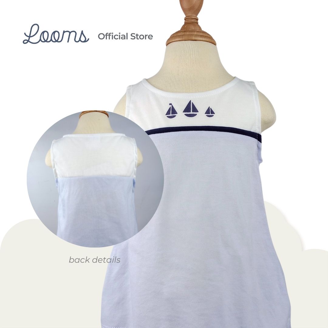 HAMPTONS SHIFT DRESS AND PANTY SET FOR INFANTS (0-12 MOS)