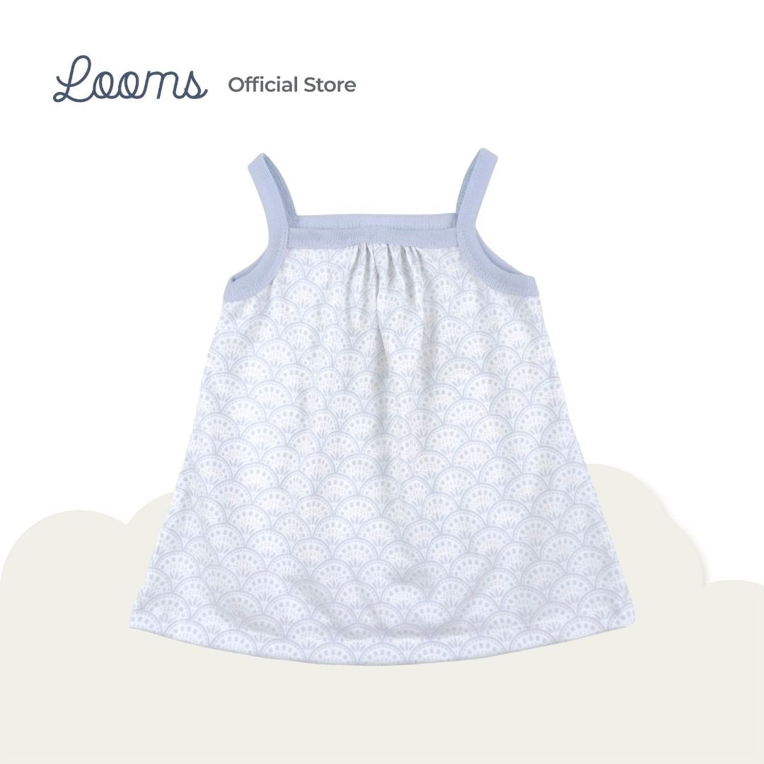 HAMPTONS STRAP DRESS AND PANTY SET FOR INFANTS (0-12 MOS)