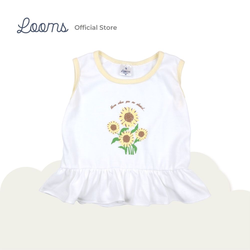 SUNFLOWER TANK TOP AND LEGGINGS SET FOR INFANTS (0-12 MOS)