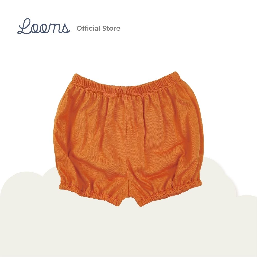 ORANGE FARM BLOUSE AND BLOOMER SHORTS SET FOR INFANTS (0-12 MOS)