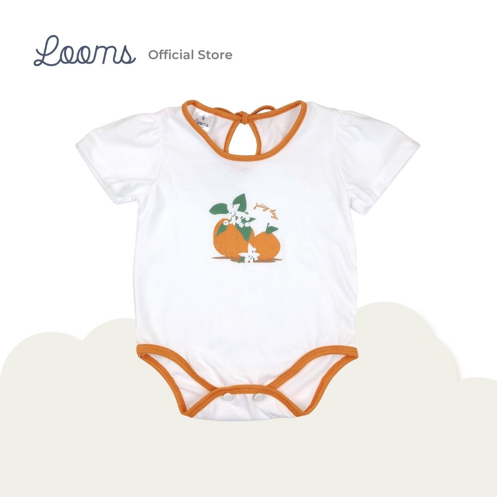 ORANGE FARM ONESIE AND SKIRT SET FOR INFANTS (0-12 MOS)