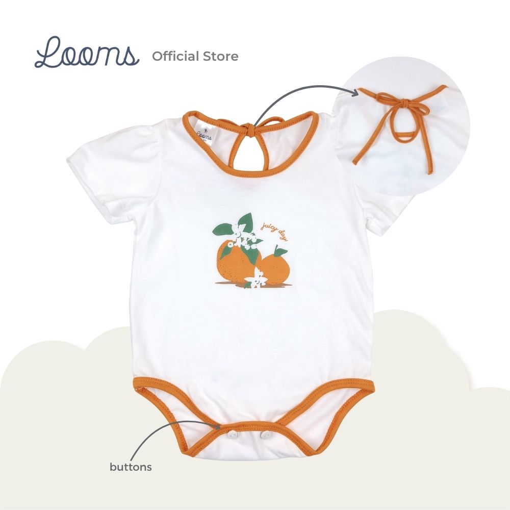 ORANGE FARM ONESIE AND SKIRT SET FOR INFANTS (0-12 MOS)