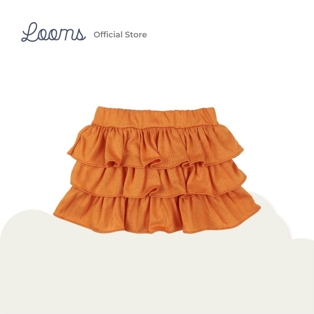 ORANGE FARM ONESIE AND SKIRT SET FOR INFANTS (0-12 MOS)