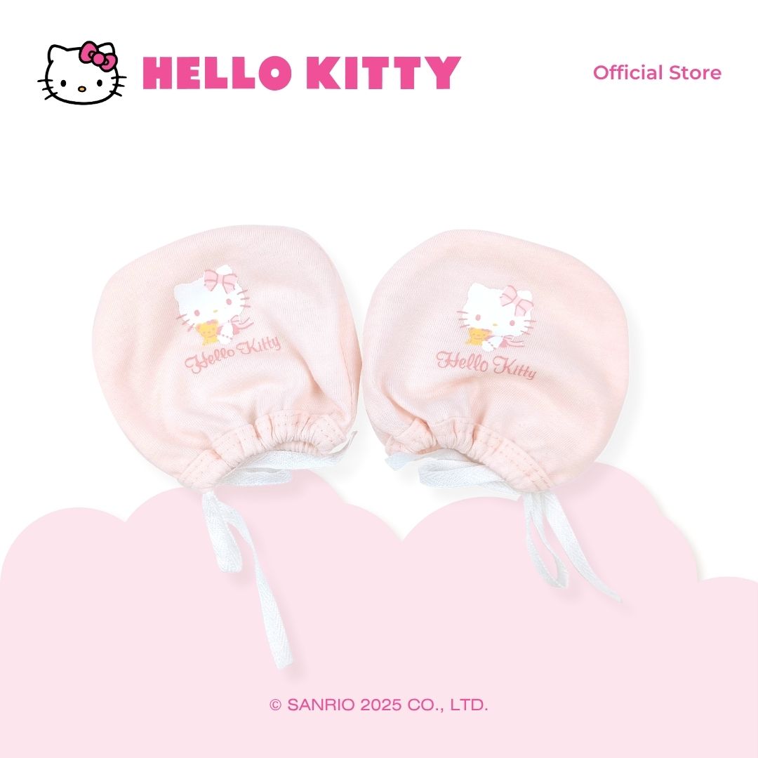 HELLO KITTY CUDDLY MITTENS FOR NEWBORN 0-6 MONTHS
