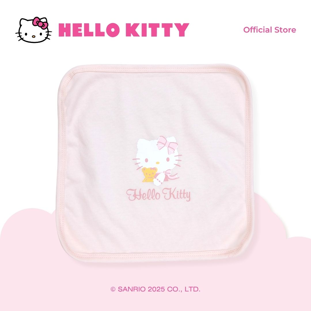 HELLO KITTY CUDDLY WASH CLOTH FOR NEWBORN 0-6 MONTHS