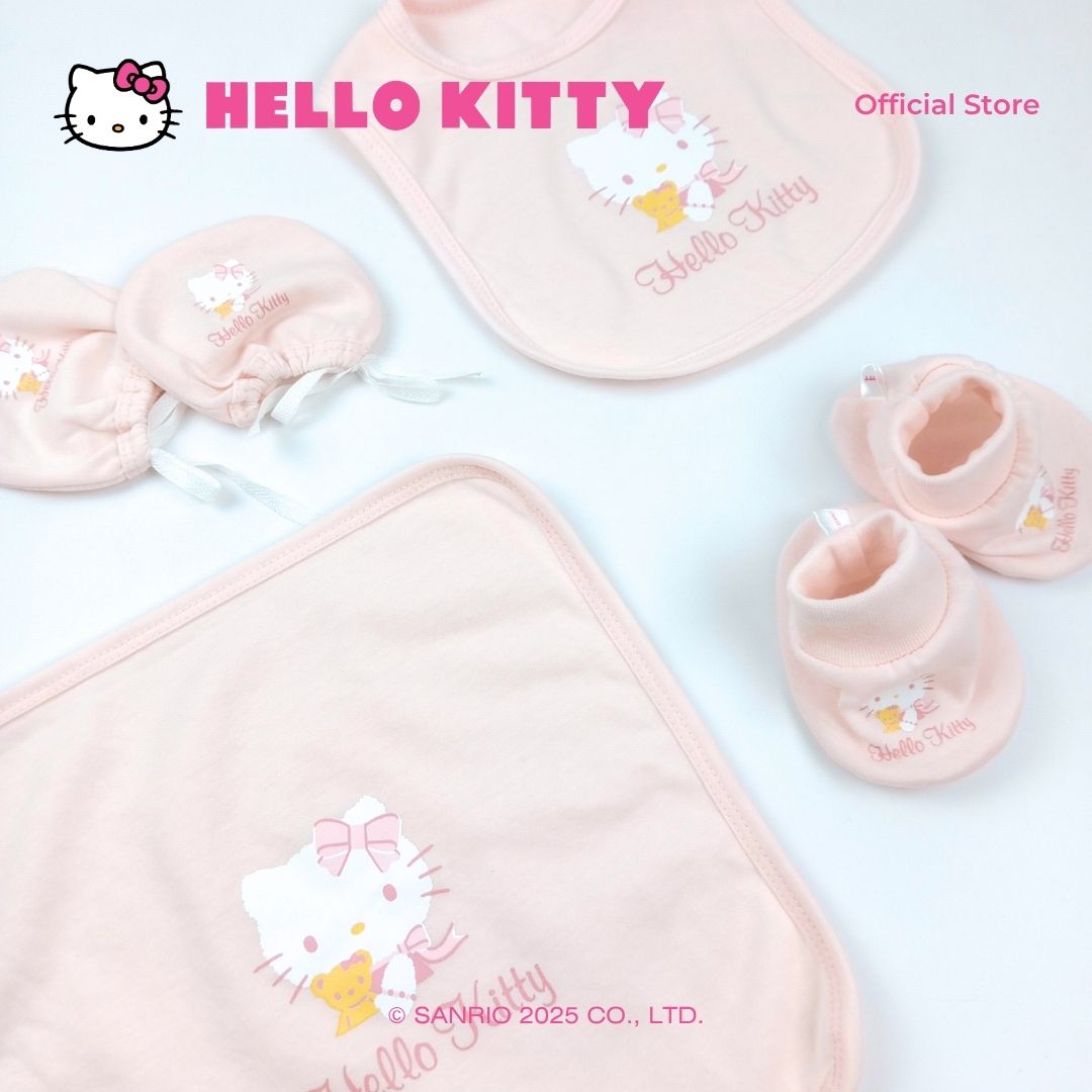 HELLO KITTY CUDDLY WASH CLOTH FOR NEWBORN 0-6 MONTHS