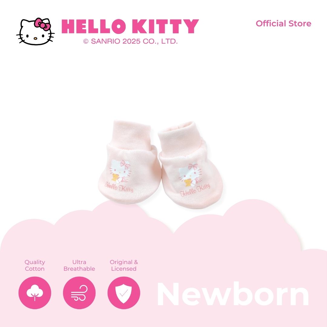 HELLO KITTY CUDDLY BOOTIES FOR NEWBORN 0-6 MONTHS