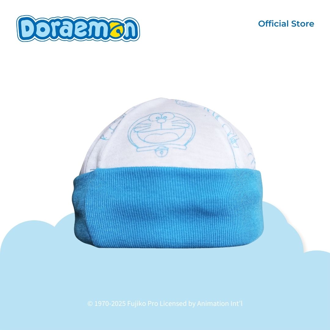DORAEMON FAMILY BONNET FOR NEWBORN 0-6 MONTHS