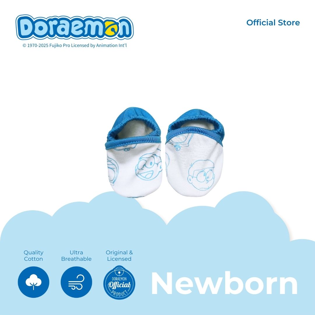 DORAEMON FAMILY BOOTIES FOR NEWBORN 0-6 MONTHS