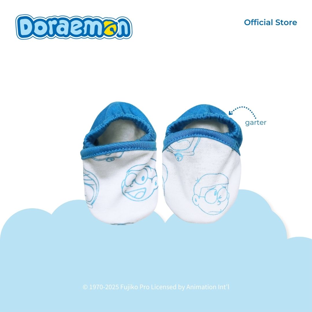 DORAEMON FAMILY BOOTIES FOR NEWBORN 0-6 MONTHS