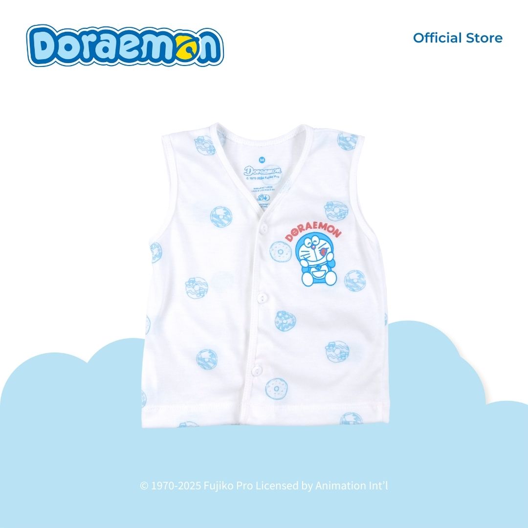 DORAEMON SWEETS 3 IN 1 SLEEVELESS TOP FOR NEWBORN (0-6 MOS)