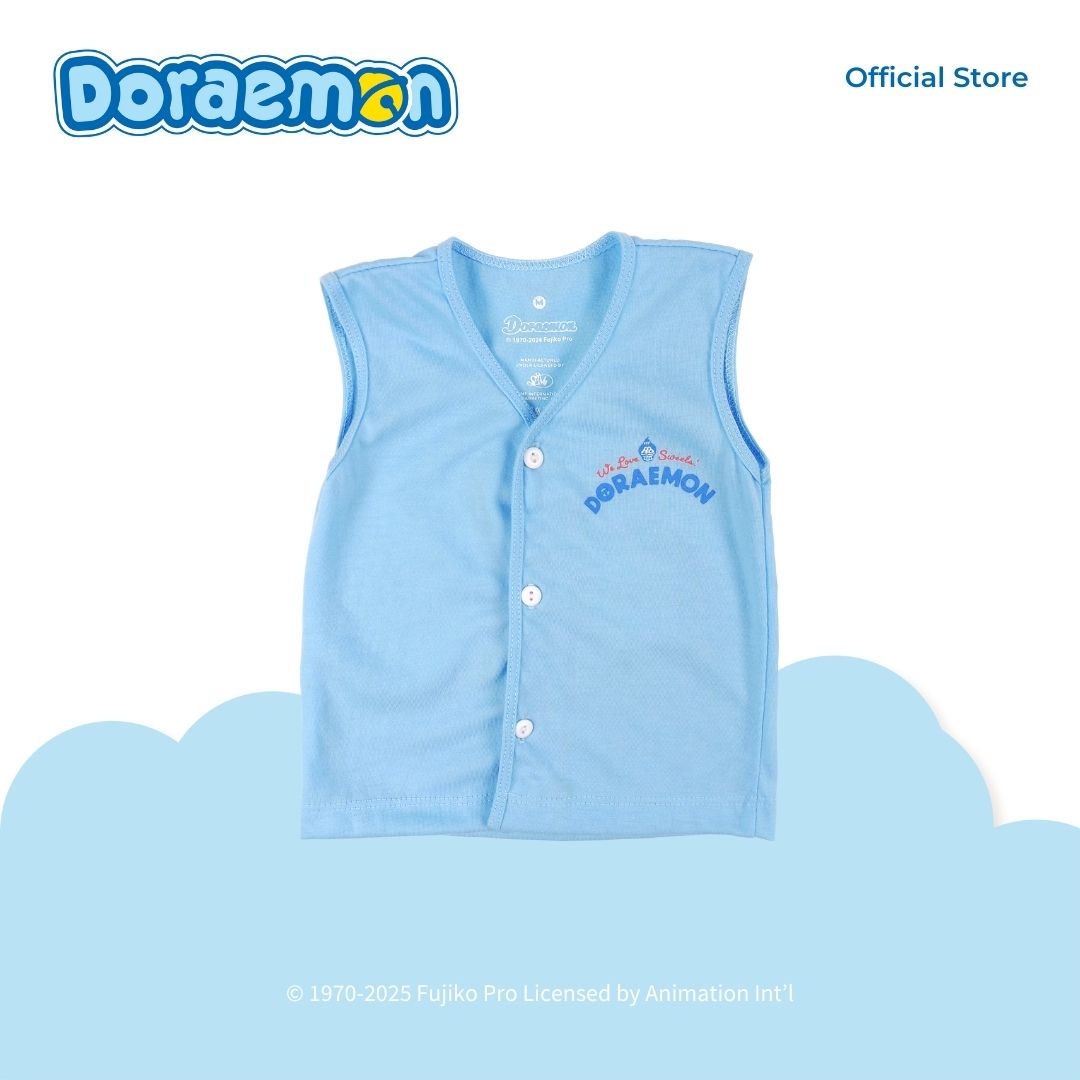 DORAEMON SWEETS 3 IN 1 SLEEVELESS TOP FOR NEWBORN (0-6 MOS)