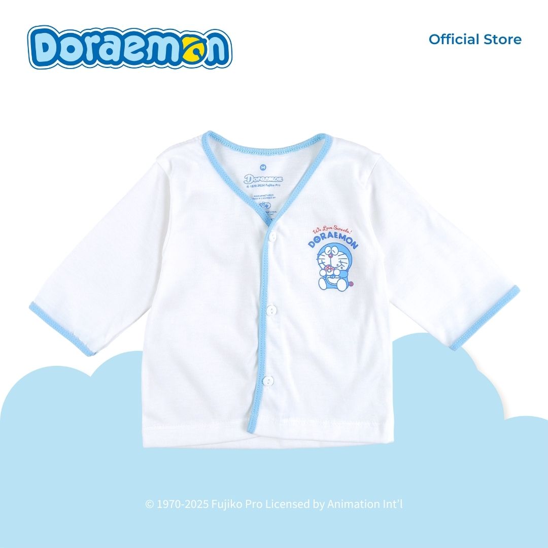 DORAEMON SWEETS 3 IN 1 LONG SLEEVED TOP FOR NEWBORN (0-6 MOS)