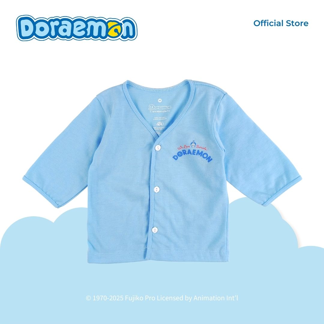 DORAEMON SWEETS 3 IN 1 LONG SLEEVED TOP FOR NEWBORN (0-6 MOS)