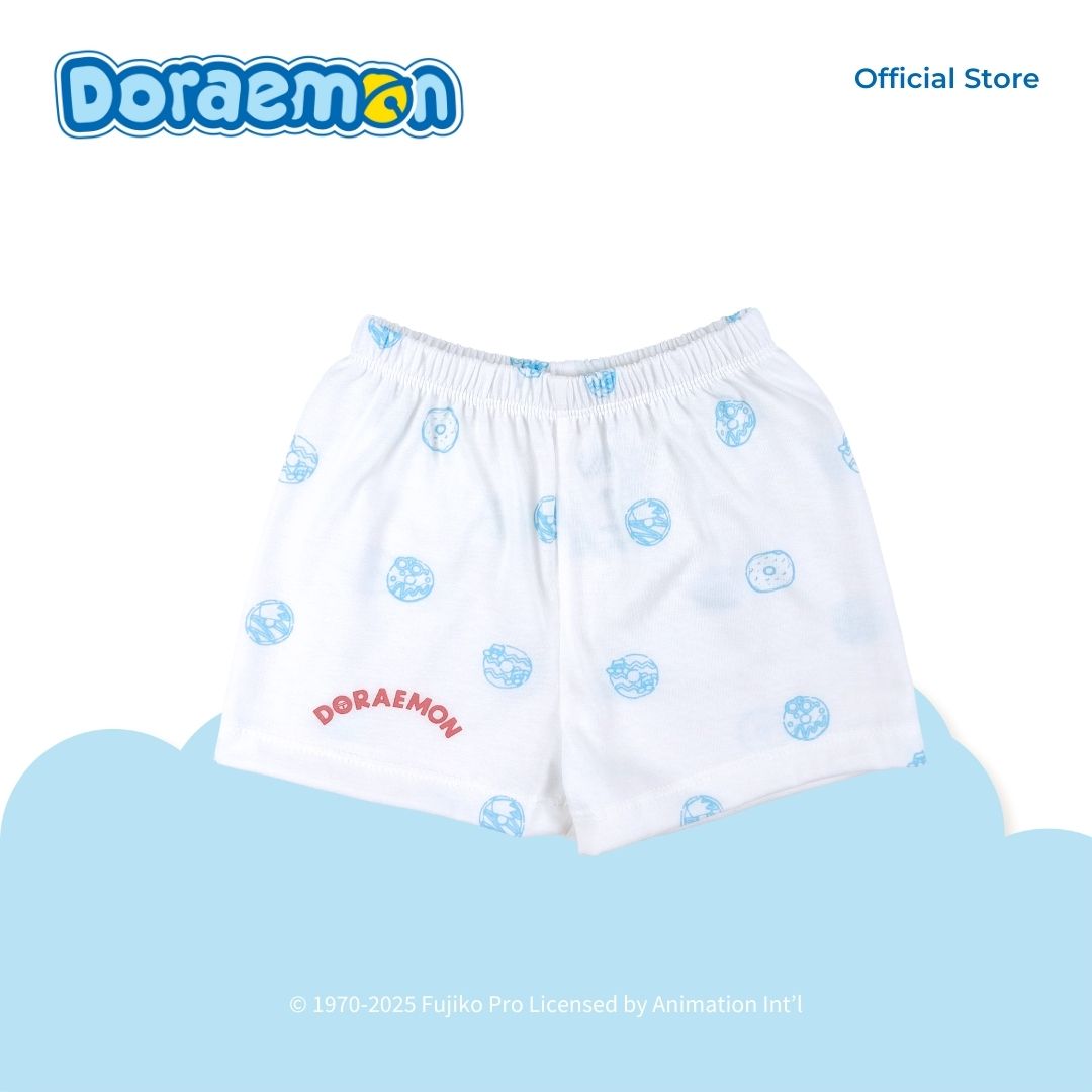 DORAEMON SWEETS 3 IN 1 SHORTS FOR NEWBORN (0-6 MOS)