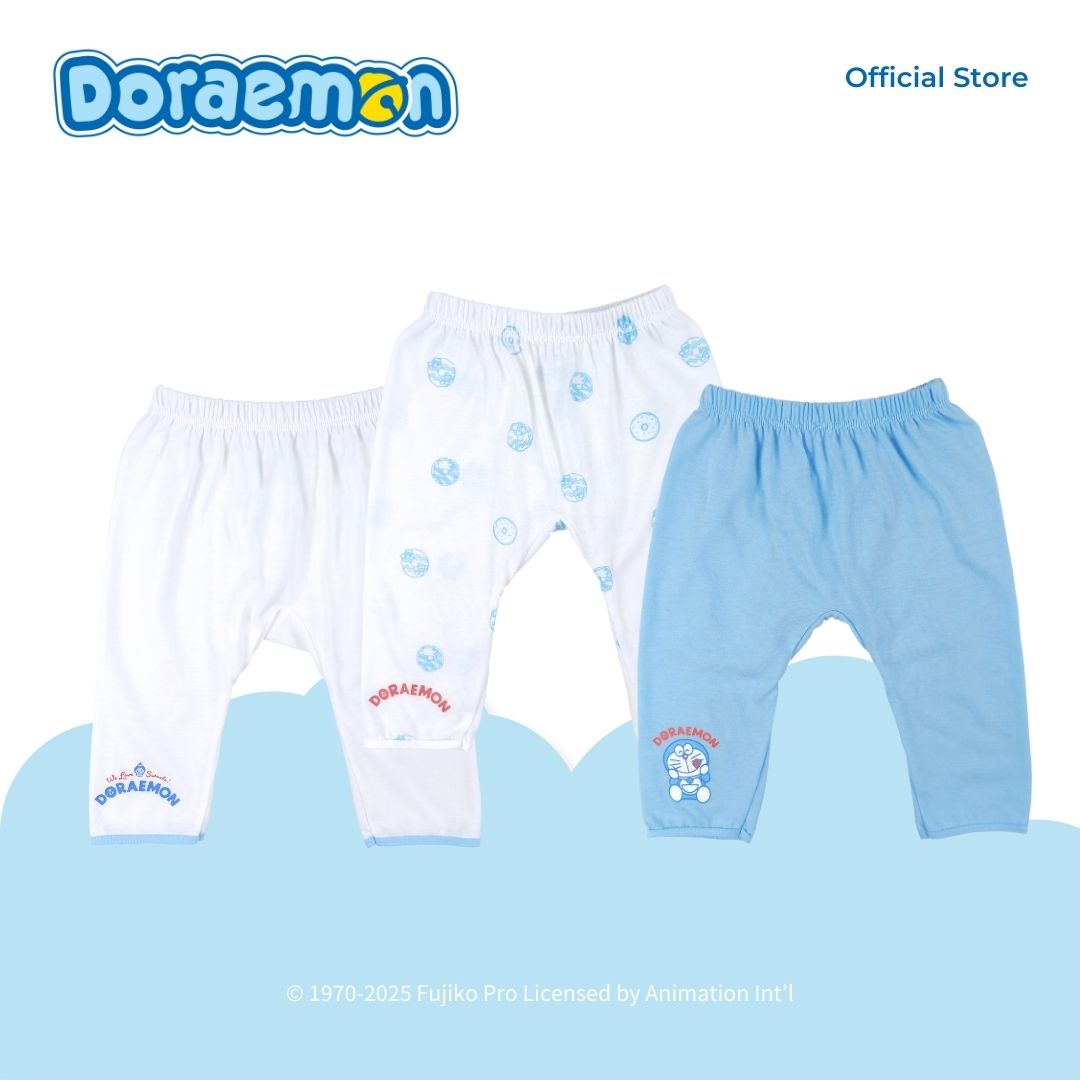 DORAEMON SWEETS 3 IN 1 DIAPER PAJAMA FOR NEWBORN (0-6 MOS)