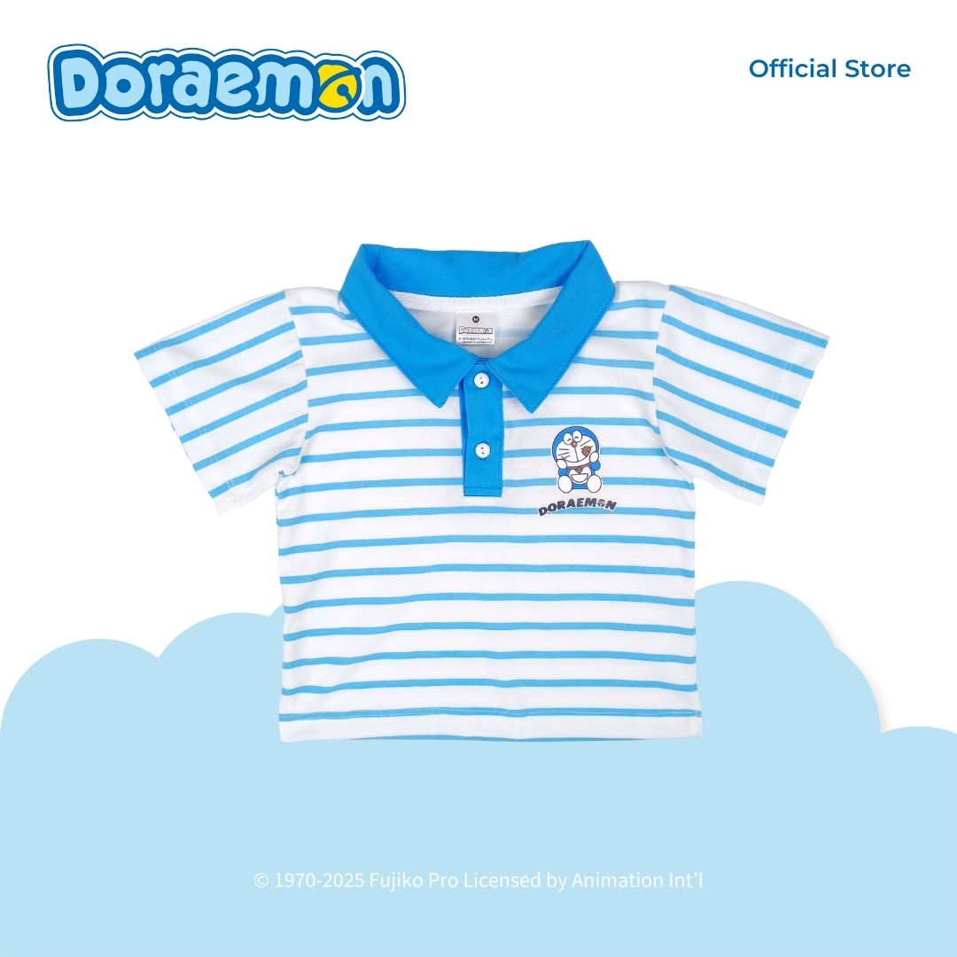 DORAEMON DESSERTS POLO AND SHORTS SET FOR INFANTS (3-12 MOS)