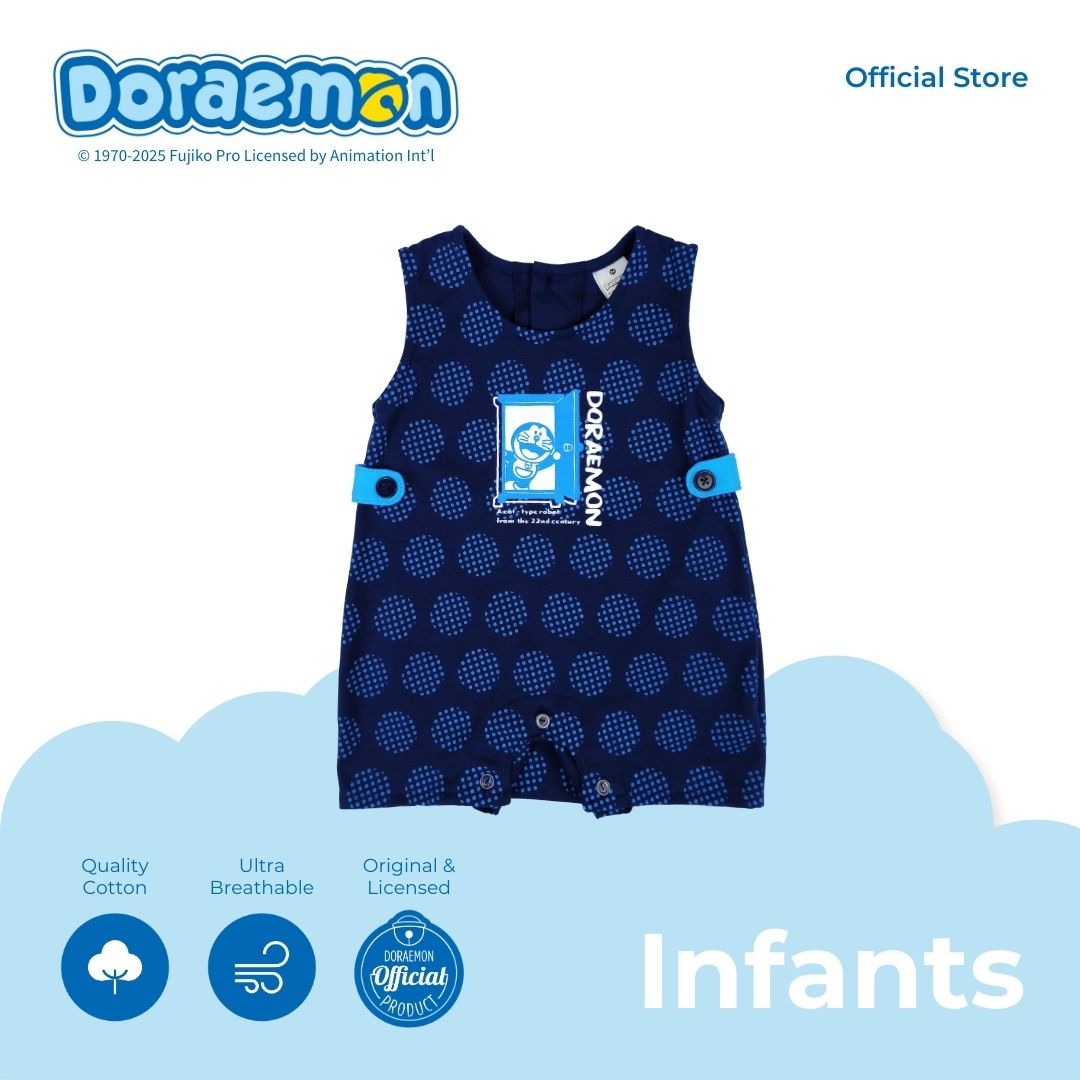 DORAEMON ICON ROMPER FOR INFANTS (3-12 MOS)