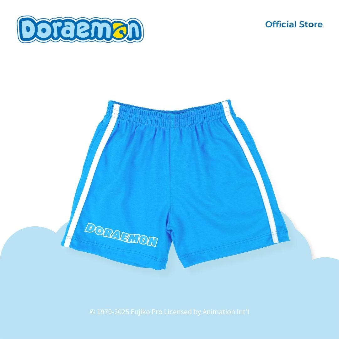 DORAEMON POPCORN T-SHIRT AND SHORTS SET FOR INFANTS (3-12 MOS)