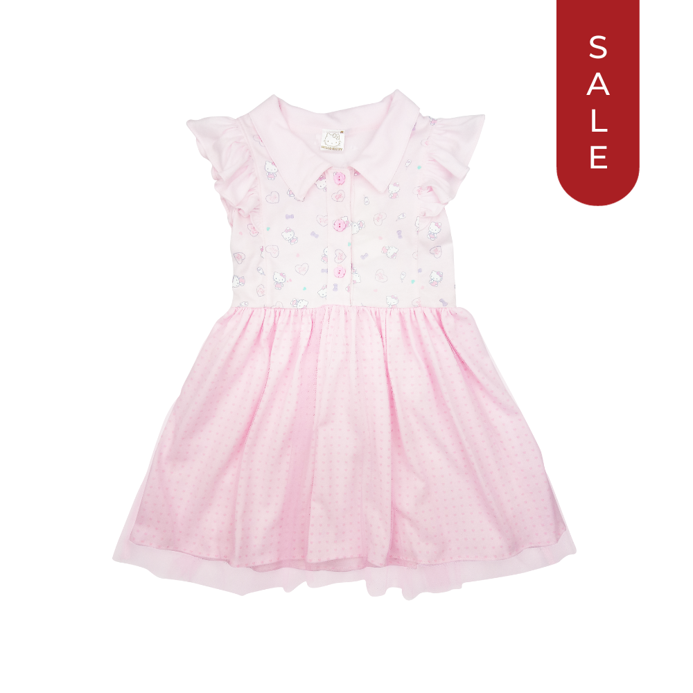 HELLO KITTY GRACIOUS DRESS FOR TODDLERS (1-3 YRS OLD)