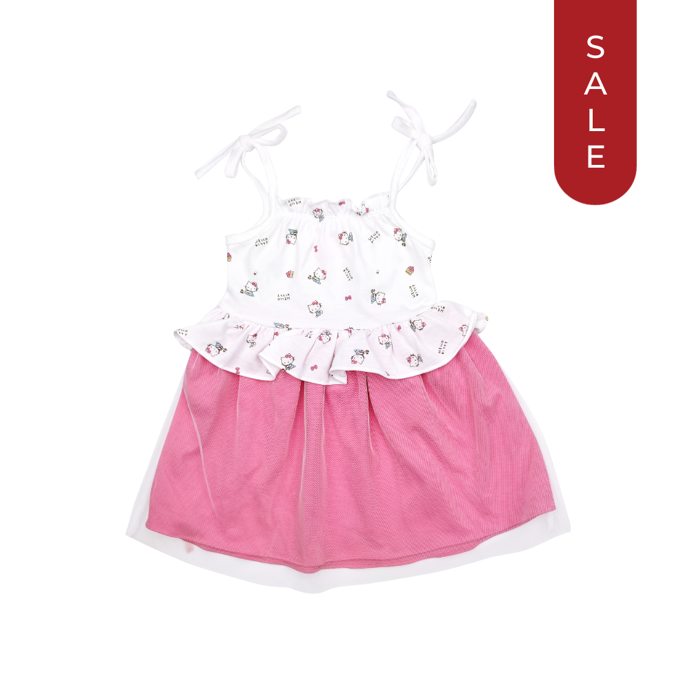HELLO KITTY PERKY STRAP DRESS FOR INFANTS (3-12 MONTHS)