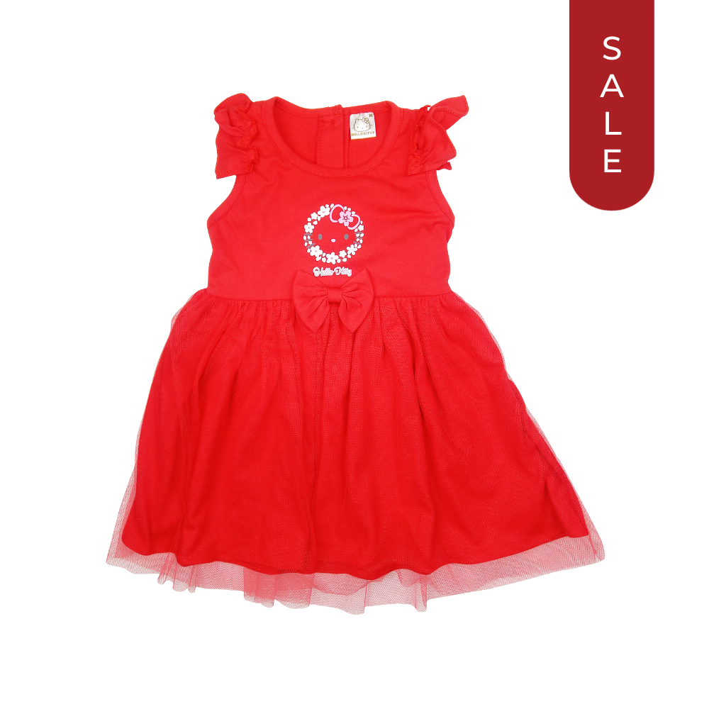 HELLO KITTY SAKURA DRESS FOR TODDLERS (1-3 YRS OLD)