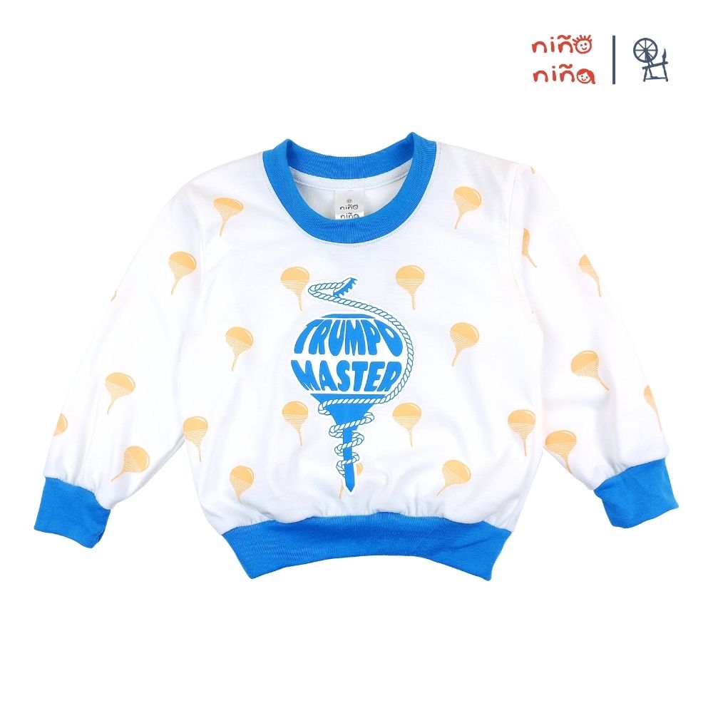 NIÑO NIÑA LARONG ATIN BOYS SWEAT SHIRT & SHORTS TERNO FOR TODDLERS 1-4 YEARS OLD