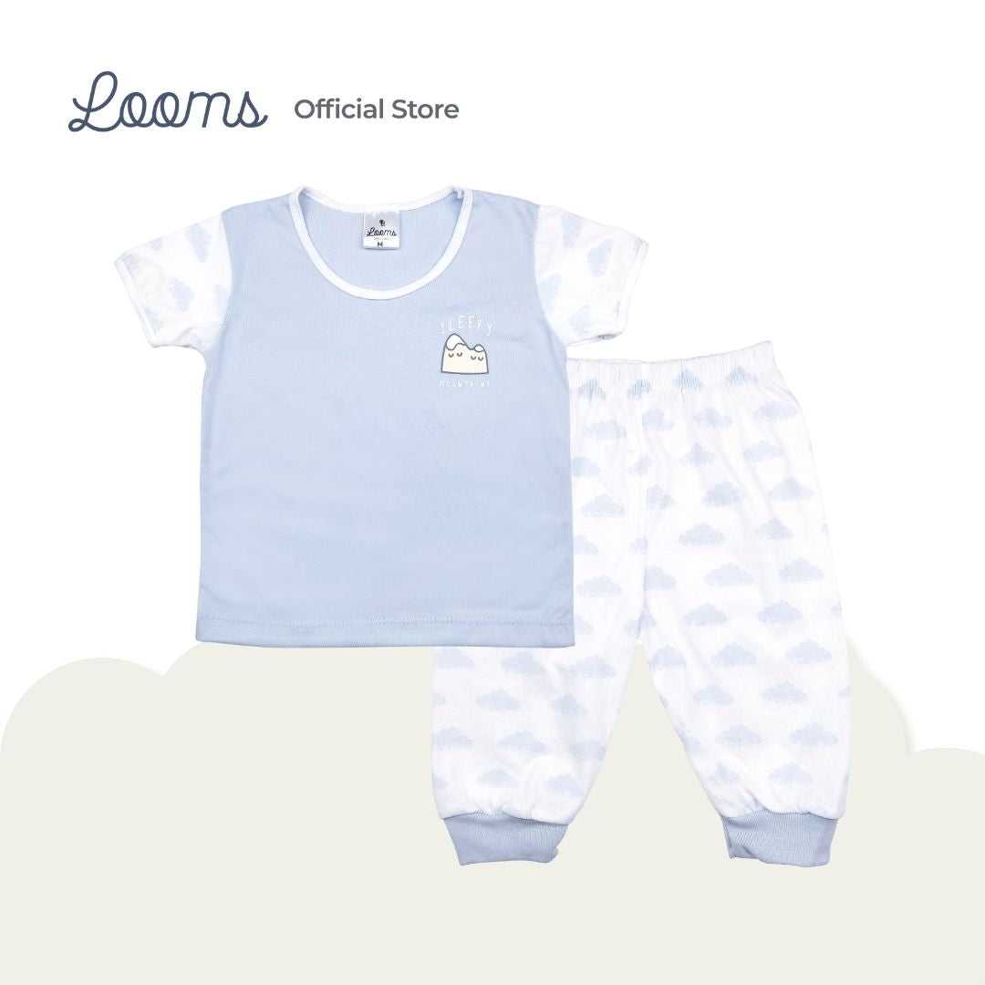 SLEEPY MOUNTAINS T-SHIRT TOP FOR NEWBORN (0-6 MOS)