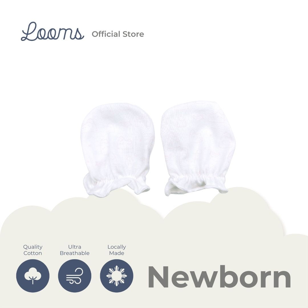 SLEEPY MOUNTAINS MITTENS FOR NEWBORN (0-6 MOS)