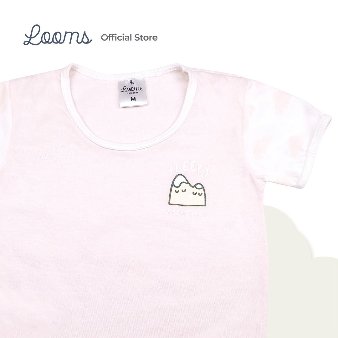 SLEEPY MOUNTAINS T-SHIRT TOP FOR NEWBORN (0-6 MOS)