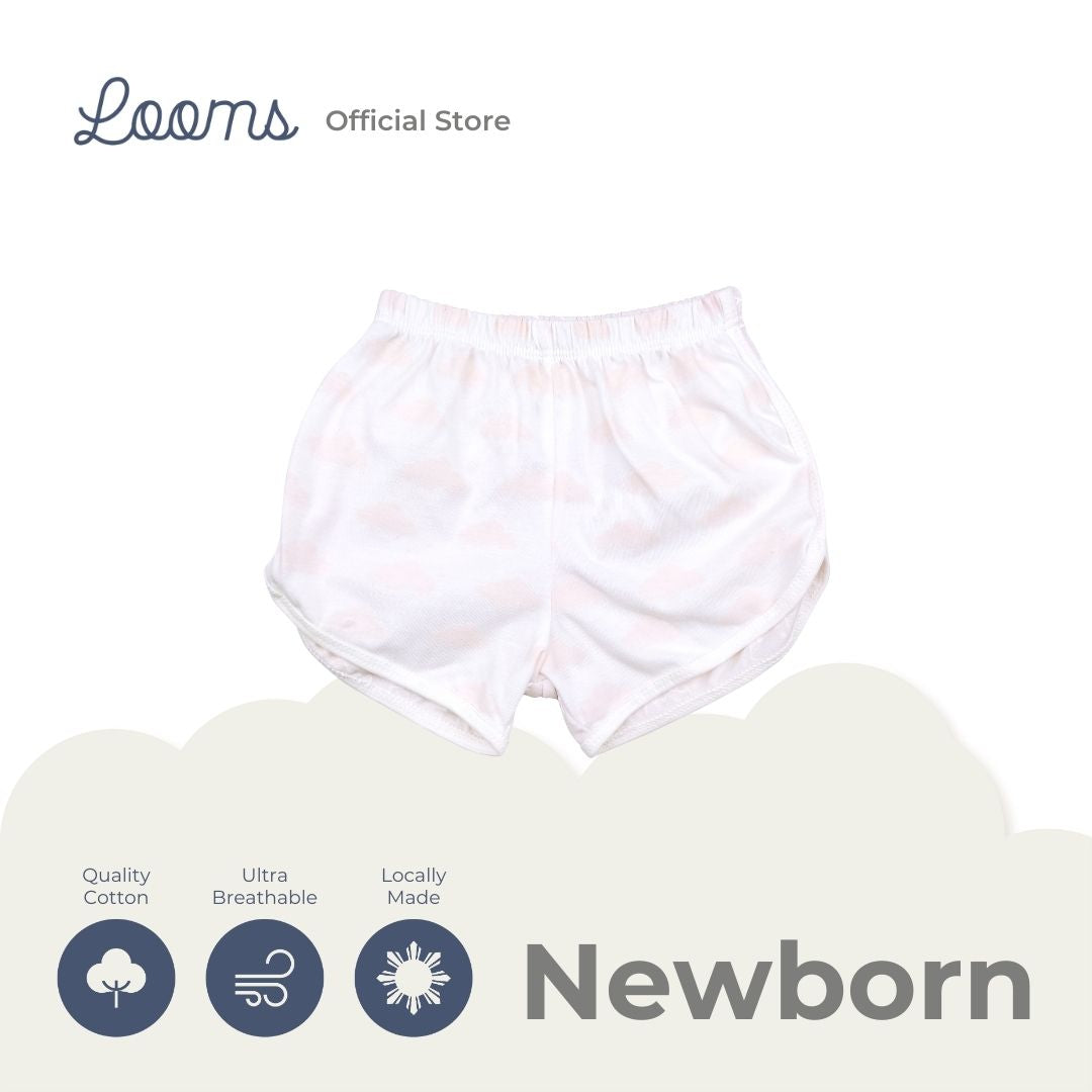 SLEEPY MOUNTAINS SHORTS FOR NEWBORN (0-6 MOS)