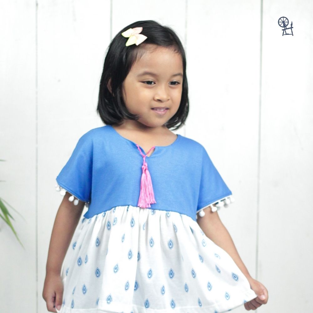 SURAMYA LONG BLOUSE FOR TODDLERS 1-4 YEARS OLD